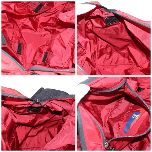 LOUIS VUITTON Damier Aventure Plat Ktical Boston Bag Red N23208 LV Auth 132525V - Picture 16 of 16